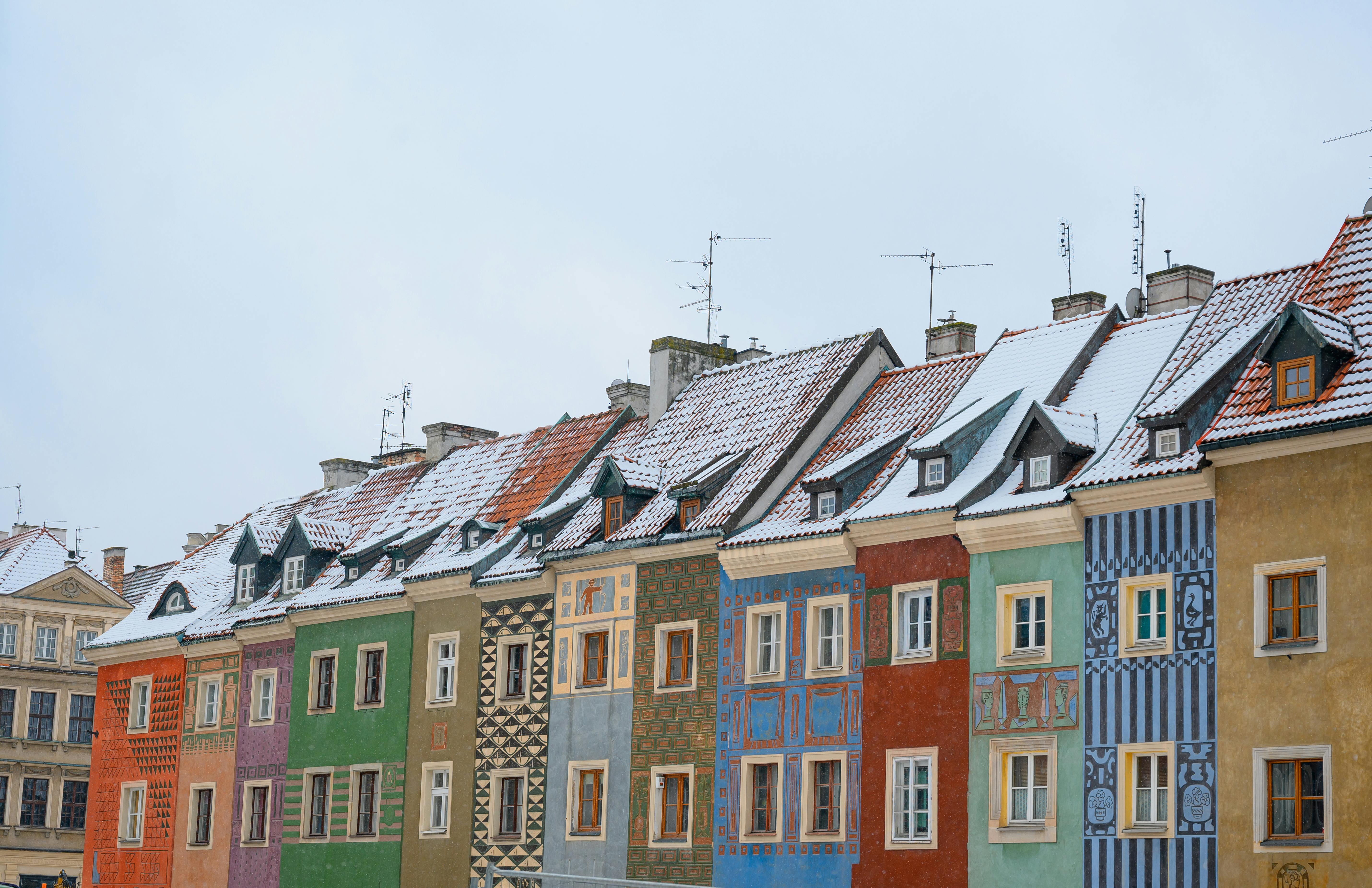 Pastel facades on the Old Market