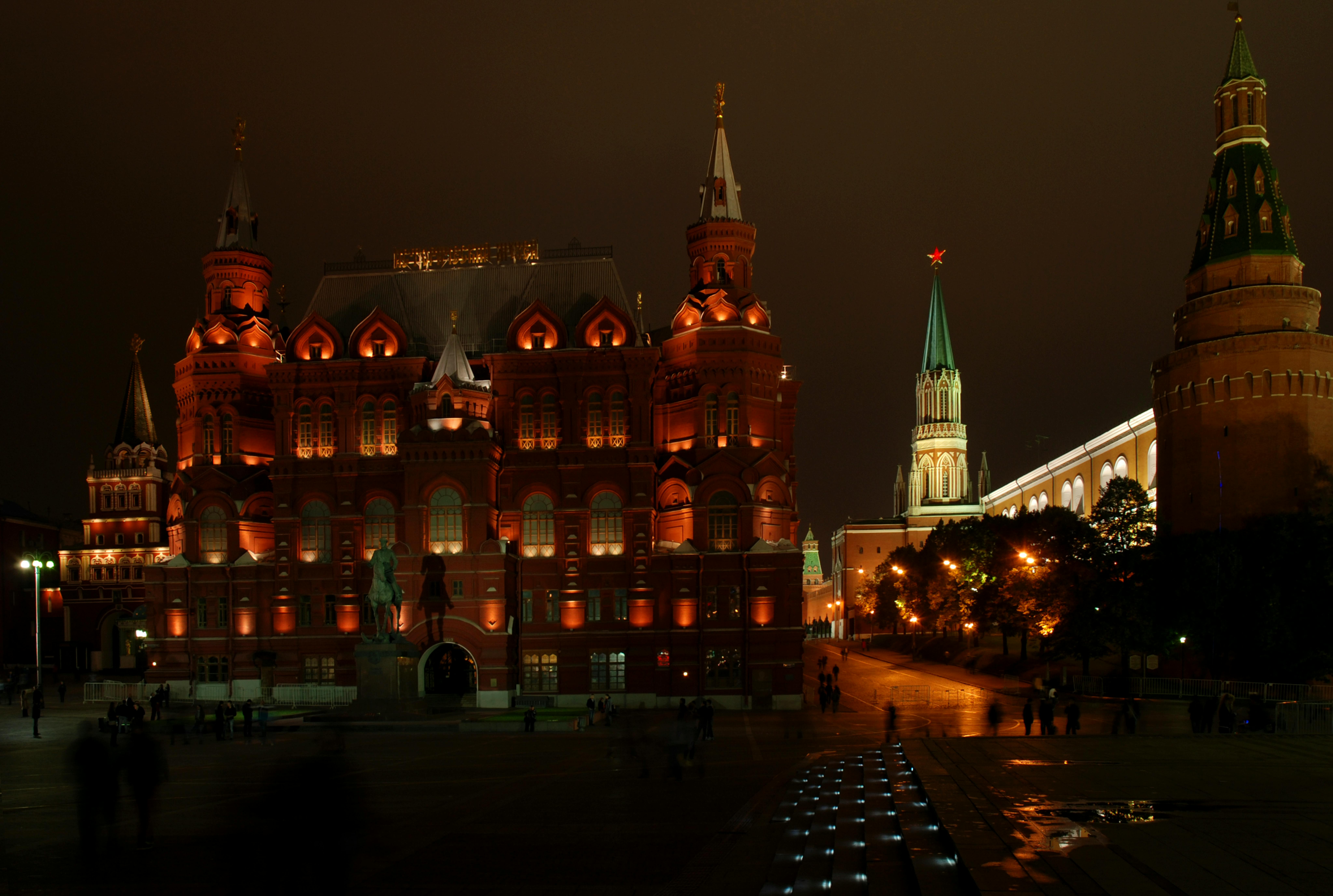 Red Square at night